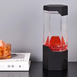Nieuwigheid Usb Mini Desktop Decoratieve Nachtverlichting Vulkaan & Aquarium Tank Led Lampen Fabriek Direct - Product Image 5