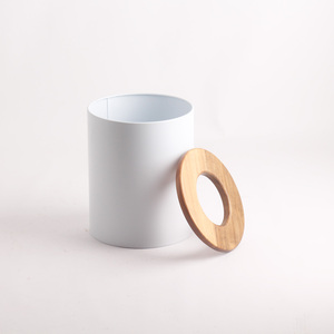 Mở đầu Thùng rác có thể văn phòng chất thải giỏ giấy tre nắp thùng rác <span class=keywords><strong>bin</strong></span> trang trí chất thải Thùng - Product Image 1