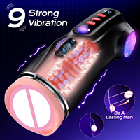 3 Austauschbare Hüllensets AI Sync Pocket Pussy Stroker Maschine APP-Steuerung Erwachsenenspielzeug Vibrierender Saugender Männlicher Masturbationsbecher