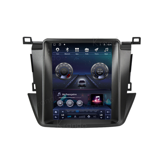 9.7 Inch Tesla Screen Android Car Navigation for Toyota Rav4 2013-2018 Car Radio Autoradio Player Wireless CarPlay 4G SIM GPS