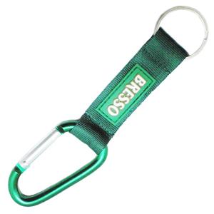 Grosir Kualitas Tinggi Pendek Logo Disesuaikan Botol PVC Label Carabiner Gantungan Kunci Tali Baru Promosi Kolam Item - Product Image 4