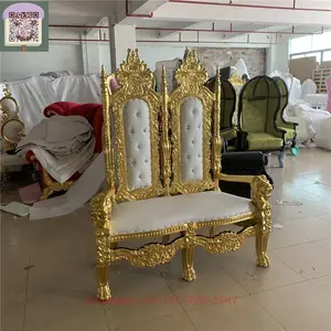 Sarung Kursi Mempelai Pria dan Mempelai Wanita, Sofa Mewah Raja dan Mempelai Wanita