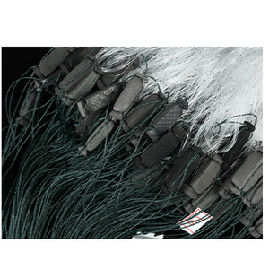 Red de Pesca de Nylon Monofilamento de Alta Calidad, de <span class=keywords><strong>Tres</strong></span> Capas, Tipo Gill Net, de Plástico PA, con Doble Nudo, Plegable, de Alta Resistencia - Product Image 3