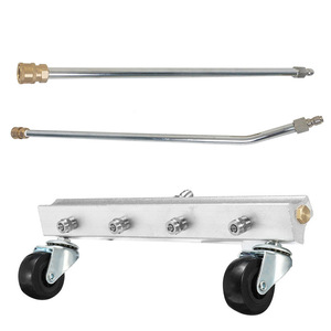 Kit de roulettes pour nettoyeur de sol haute pression Mingou, buse à connexion rapide en acier inoxydable, accessoire de nettoyage routier - Product Image 1