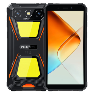 OUKITEL G5 สมาร์ทโฟนพันธุ์อึด รุ่นปลดล็อค 2025-16GB+128GB/รองรับ TF 1TB โทรศัพท์มือถือ ไฟแคมป์ปิ้งคู่ 900LM หน้าจอ 6 นิ้ว แบตเตอรี่ 6300mAh - Product Image 1