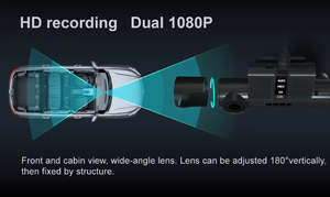 썬텍스 DVR 대시캠 고화질 1080P 와이파이 GPS 4G 트리플 녹화 듀얼 렌즈 야간 시야 루프 녹화 차량 블랙박스 - Product Image 6