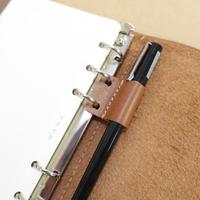 Porte-stylo et porte-crayon en cuir pleine fleur pour carnet, journal, classeur à anneaux A4/A5/A6/A7, accessoires de carnet de voyage