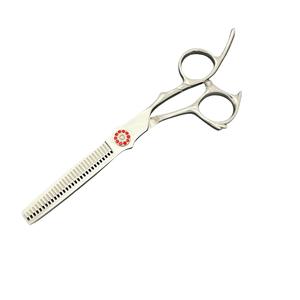 Tijeras de peluquería profesionales Mu de 6 pulgadas, acero inoxidable 440C, para diestros, tijeras de entresacar para salón de belleza, tijeras planas para flequillo - Product Image 5