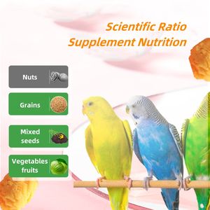 Wholesale and Custom High End Mixed Sunflower <strong>Seeds</strong> Vegetables Fruits Nuts <strong>Budgie</strong> Parrot Supplement Food with Cuttlefish Bones - Product Image 5