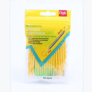 Cepillos Interdentales Finos Reutilizables para Adultos, Paquete de 32 Unidades en Bolsa de Polietileno, Producto de Limpieza Dental de Cuidado Diario, Venta al por Mayor en China - Product Image 3