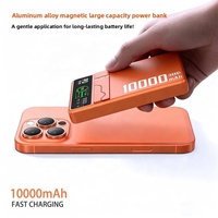 Cargador Inalámbrico Magnético Plegable y Estable, 5000/10000mAh, 20W/22.5W PD TFT, Multidispositivo 3 en 1, Portátil de Aleación de Aluminio