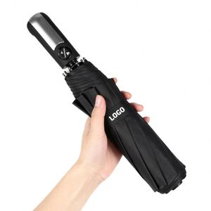 ร่มกันลมพิมพ์โลโก้แบรนด์ Ww5190 ปรับแต่งได้ ทนลม ใช้เป็นของขวัญส่งเสริมการขาย - Product Image 1