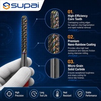 Fraise à maïs haute performance SUPAL 4 dents, conçue pour OEM/ODM, pour composites, bois haute densité et alliages non ferreux, offrant une efficacité maximale