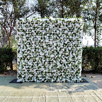 Panneau de fleurs artificielles pour toile de fond de mariage, décoration murale de scène, décoration florale pour fête d'anniversaire, mur de fleurs