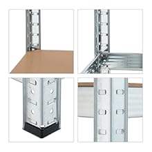 רב חובה פלדה ללא ספק תעשייתי מדפה מערכת 5 גבניה המוסך מתכת ליגון מתלה stacks מדפים - Product Image 4