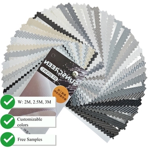 Sản xuất bán buôn 30% Polyester + 70% <span class=keywords><strong>PVC</strong></span> Màn Mặt trời màn Con lăn Shades cửa sổ Kem chống nắng mù vải cho người khiếm thị - Product Image 5