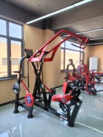 Máquina de Gimnasio Comercial de Acero para Ejercicios de Espalda YINQIAN Fitness PT Series Super High Row - Modelo PT-012C, Capacidad 4T, Garantía de 10 Años