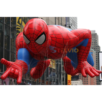 Ballons de défilé en plein air commerciaux 3D Spider Man ballon à hélium gonflable Spiderman modèle ciel volant pour événement