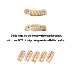 Clip de 9 puntas para extensiones de cabello, clip de sujeción segura para pelucas de uso profesional para mujeres, Cosmo en Corea, producto premium. - Product Image 5