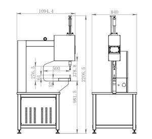 آلة تثبيت المسامير الهوائية الهيدروليكية الأوتوماتيكية 80 كيلونيوتن 100 كيلونيوتن، آلة برشمة هوائية ذاتية التثبيت - Product Image 6