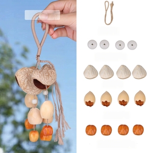 Wholesale DIY Assorted Natural Fruit Shell <b>Wind</b> ChimeKit For Ethnic Handicraft Backpack Car Rearview Mirror Hanging Pendant - Product Image 4