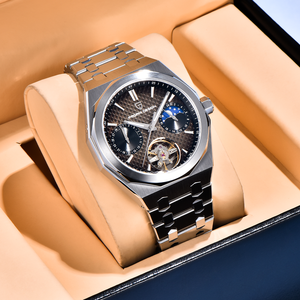 นาฬิกาข้อมือผู้ชาย PAGANI DESIGN 2026 ขนาด 42 มม. หน้าปัดสีน้ำเงิน หรูหรา เครื่องกลไกอัตโนมัติ กระจกแซฟไฟร์ ตัวเรือนสแตนเลส รุ่น PD-YS036 - Product Image 1