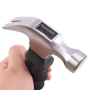 Huali Mini Claw Hammer Round Head <b>Plastic</b> Coated Handle Anti Slip Home Use - Product Image 2