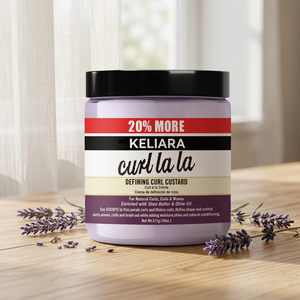 Crema Definidora de Rizos Curl La La para Cabello Rizado Enriquecida con Manteca de Karité y Aceite de Oliva 18oz - Product Image 1