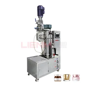 LIENM Laboratory Homogenizer Mixer Cosmetic Small Face Cream Paste Vacuum Homogenizer Mixer Emulsifier