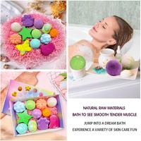 Vente en gros de bombes de bain de forme mignonne personnalisées cadeau avec eucalyptus et lavande parfum bain pétillant
