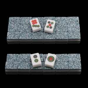 Mahjong Acrílico con Patrón de Mármol, Mini Mahjong Portátil para Viajes, para Juegos de Casino, Calidad Profesional, 4 Piezas, Venta Caliente de Fábrica - Product Image 4