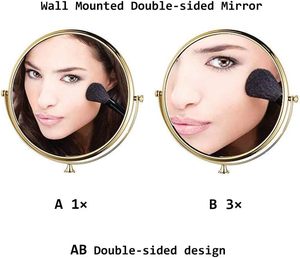 Espejo de Maquillaje MIXWARES de 8 Pulgadas con Aumento 3X/1X, Espejo de Pared Giratorio de Doble Cara <span class=keywords><strong>para</strong></span> <span class=keywords><strong>Baño</strong></span>, Tocador, Hotel - Product Image 4