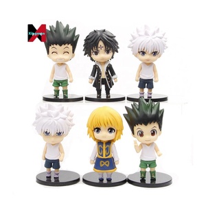 10CM 6 uds modelo de personaje Killua <span class=keywords><strong>Zoldyck</strong></span> HunterXHunter Anime figura conjunto juguete regalos - Product Image 1
