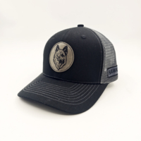 Gorras Richardson Personalizadas con Parche de Cuero, Logotipo Bordado, Malla de Rizo, Gorra Trucker de 6 Paneles, Estilo Hip Hop 112, MOQ Bajo