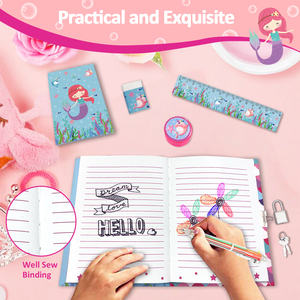 Juego de seis piezas para niñas al por mayor de papelería de estudio, juego de regalo para niños para material escolar - Product Image 5
