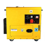 Top 10KW 12KW 10KVA 15KVA 20KVA silencieux AC DC maison puissance de secours moteur groupe électrogène pas cher Diesel onduleur 10-17KW générateur