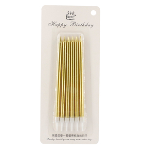 2025 popolare torta metallica festa di compleanno candele Decorative cera paraffina nuovo anno/festa di natale uso di nozze con torta - Product Image 4