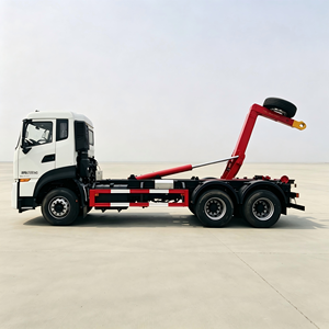 รถบรรทุกติดตั้งกระบะยกขยะ Dongfeng Tianlong แบบดีเซล ระบบไฮดรอลิก  พร้อมกระบะยกขยะแบบกำหนดความจุได้เอง ขนาด 10-20 ลูกบาศก์เมตร - Product Image 3