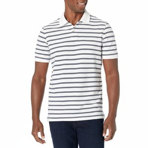 Chemises polo tendance en gros, tissu polaire de haute qualité, respirant, logo personnalisé à prix avantageux - Product Image 1