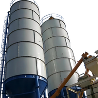 Silos di cemento di alta qualità 5000kg tonda Fly Ash Silo di stoccaggio per la vendita