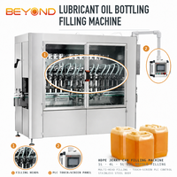 Machine de remplissage automatique industrielle d'huile lubrifiante, machine de remplissage de bidons en PEHD pour bouteilles de 1L, 4L, 5L