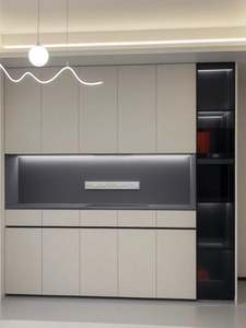 Armario de dormitorio de nuevo diseño, puerta corredera, pintura de madera, armario minimalista moderno, armario de dormitorio de tamaño personalizado - Product Image 6