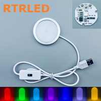 Kit d'éclairage LED rond pour imprimante 3D Bambu Lab, lampe enfichable, matériel DIY, accessoire compatible avec A1, A1mini, P1S, P1P, X1C