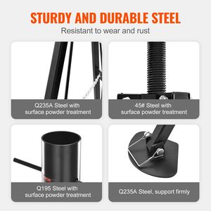 DB Venta al por mayor 5ta rueda trípode estabilizador 5000 LBS capacidad de carga 35 "-57" altura ajustable RV Exterior accesorio - Product Image 5