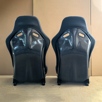 Sièges en fibre de carbone à prix d'usine pour sièges baquet de course, sièges auto, chaises de gamer et chaises de bureau avec revêtement en cuir ou tissu