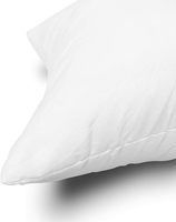 Oreiller en fibre de polyester 20x20 pouces avec housse en tissu brossé, oreiller doux pour dormir, blanc, literie d'hôtel, oreiller pour la maison