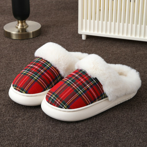 Nueva Llegada de Pantuflas para el Hogar, Pantuflas de Felpa Cálidas y Suaves con Suela Gruesa de Algodón, Gran Promoción - Product Image 5