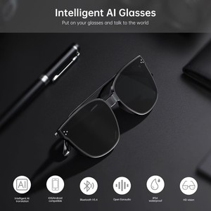 Gafas Inteligentes, Gafas Bluetooth, para Escuchar Música, Hacer Llamadas, Navegar, Protección UV y <span class=keywords><strong>Lentes</strong></span> Polarizadas - Product Image 2