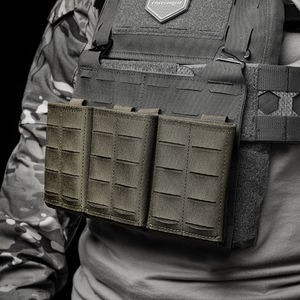 Étuis tactiques triples légers en nylon camouflage Emersongear pour chargeurs 5.56, pochettes de tir à dégagement rapide - Product Image 6