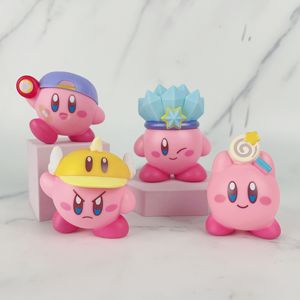 8 pièces/ensemble vente en gros jeu Kirby figurine dessin animé ornement Anime jouet modèle vinyle Kirby Figure jeu figurine - Product Image 5